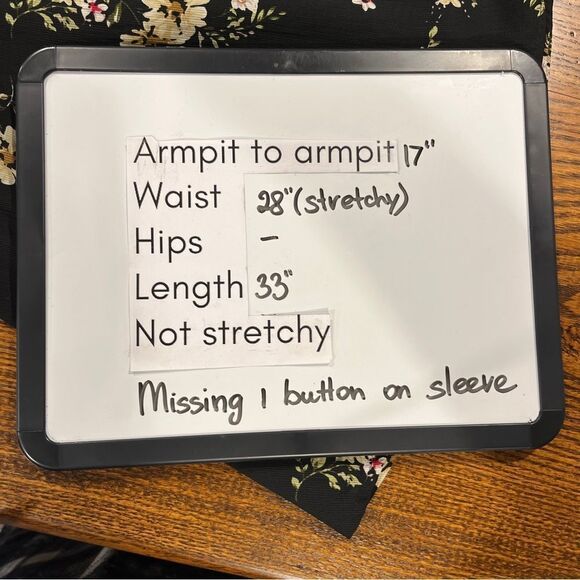 Promesa long sleeve floral mini dress size small - Picture 9 of 14